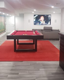 modern pool tables, custom pool tables, modern billiards mfg