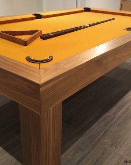 MODERN WALNUT 7 modern pool tables, custom pool tables, modern billiards mfg