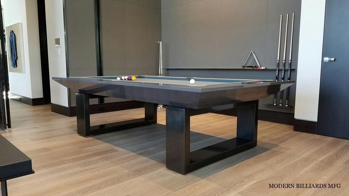 contemporary geneva pool table 5 modern pool tables, custom pool tables, modern billiards mfg