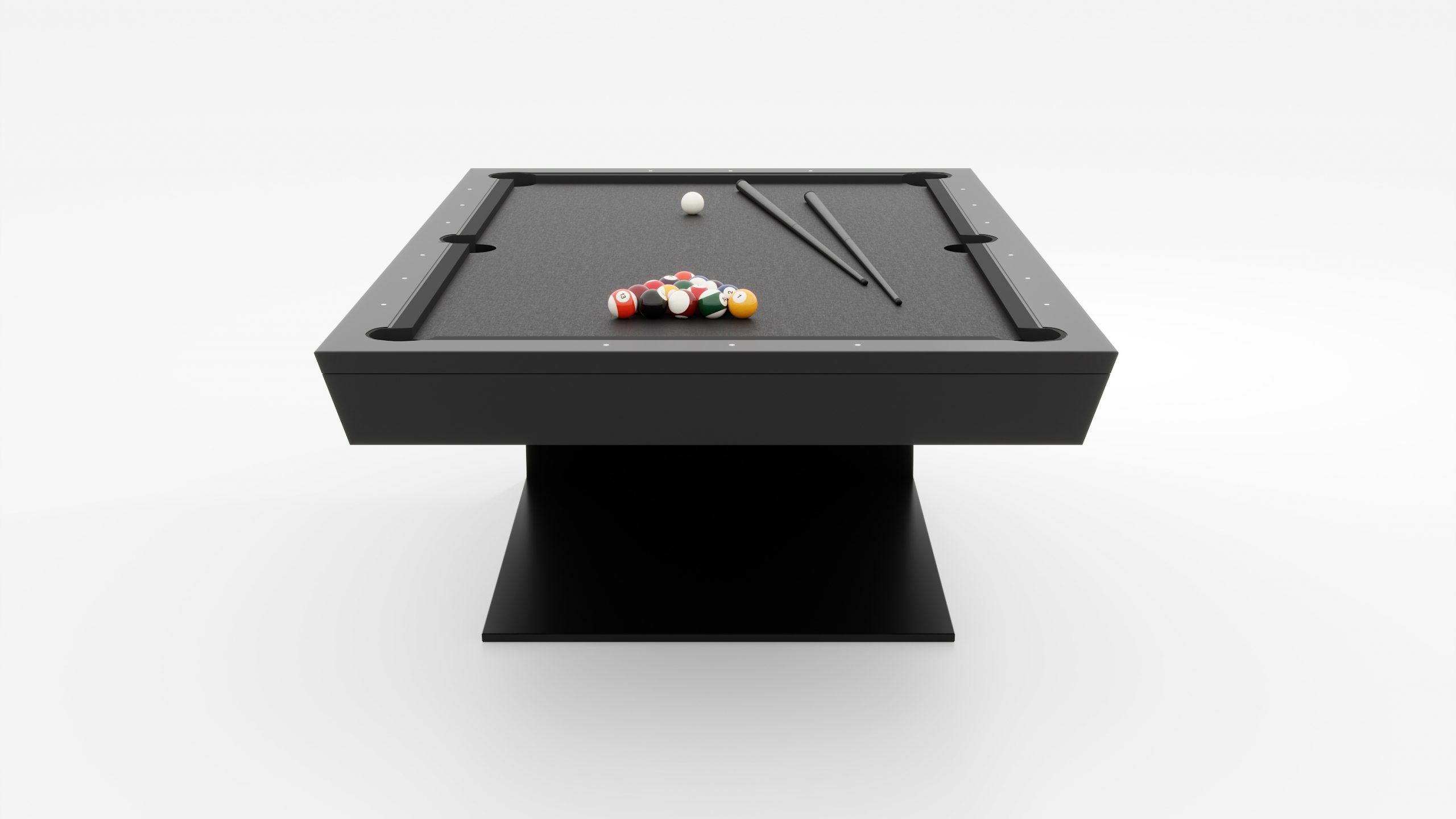 Black Onyx Contemporary Pool Table Modern Billiards Mfg (310) 9626981