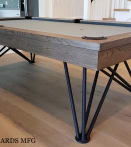 modern pool tables, custom pool tables, modern billiards mfg