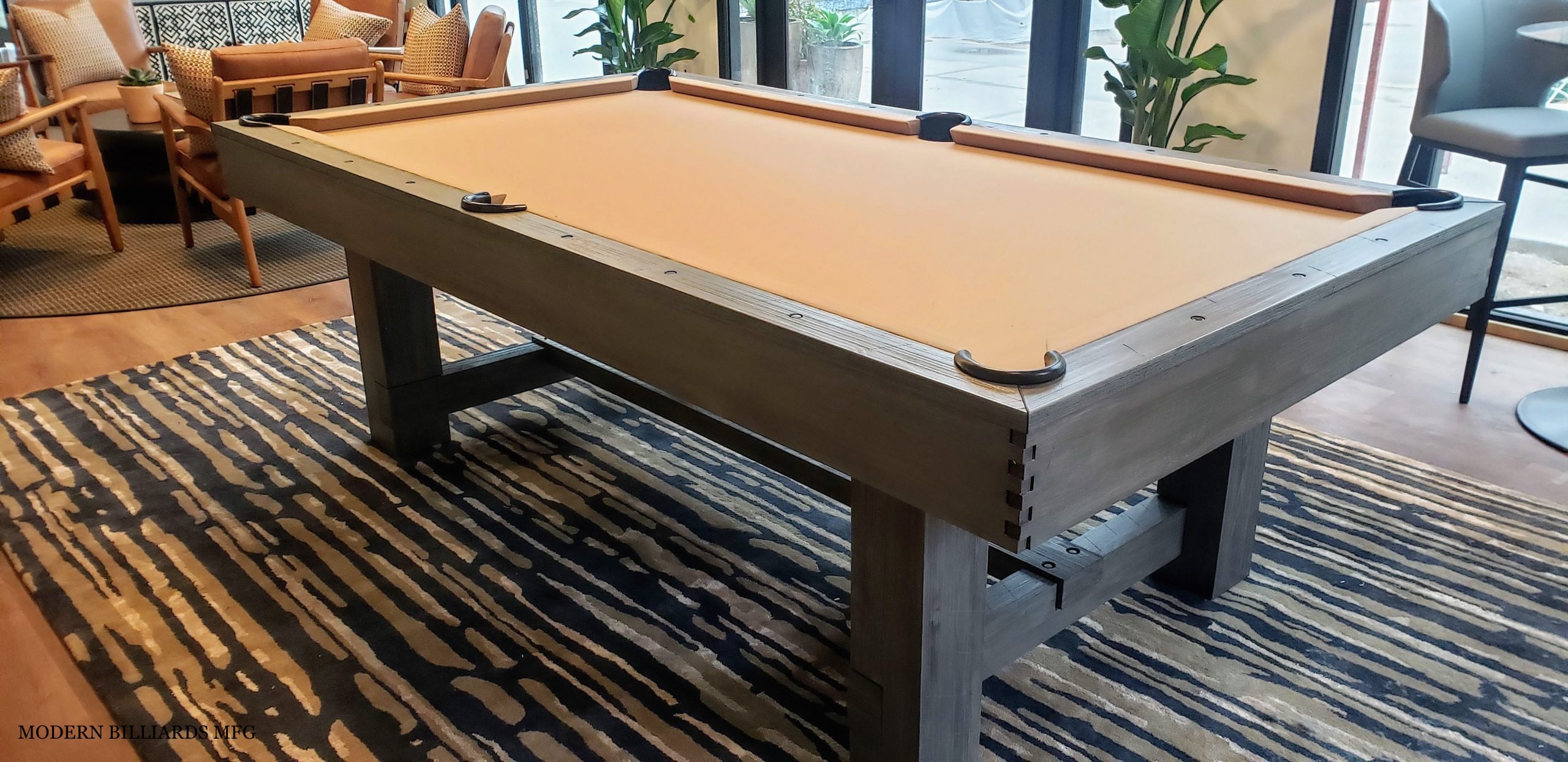 modern tahoe grey 4 modern pool tables, custom pool tables, modern billiards mfg