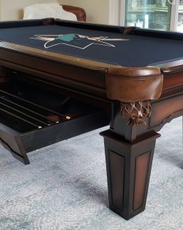 modern pool tables, custom pool tables, modern billiards mfg