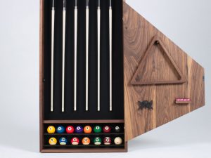 Modern Walnut Wall Rack Walnut wood triangle Belgium wood wall rack