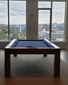 MODERN TEAK 2 modern pool tables, custom pool tables, modern billiards mfg