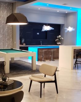 modern pool tables, custom pool tables, modern billiards mfg