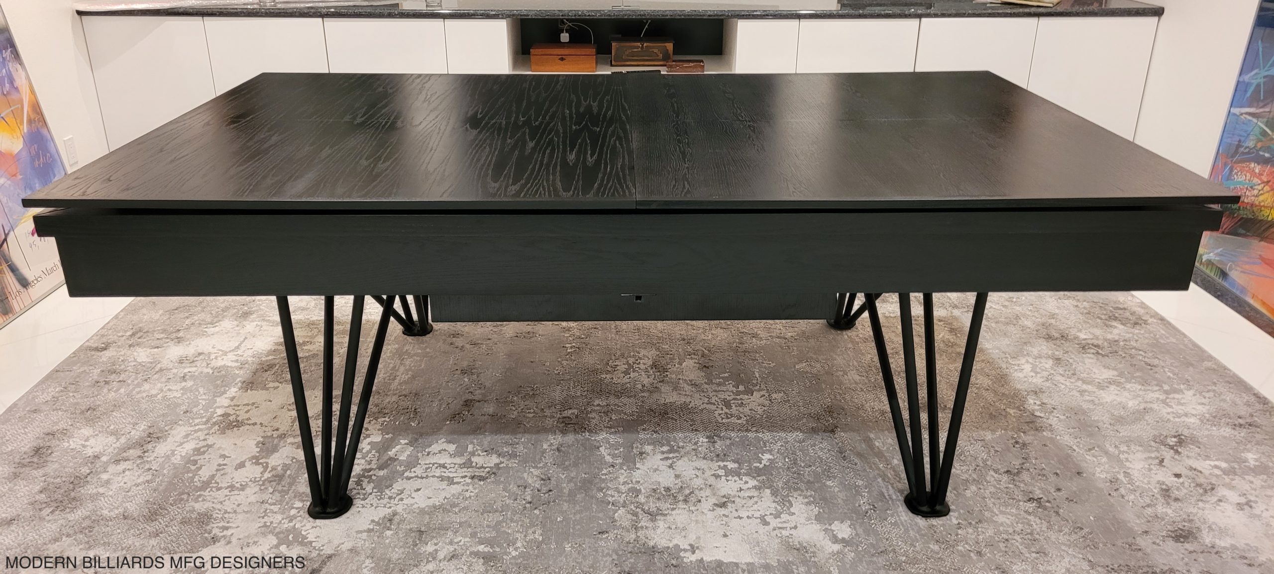 MODERN DAUPHENE 2 modern pool tables, custom pool tables, modern billiards mfg