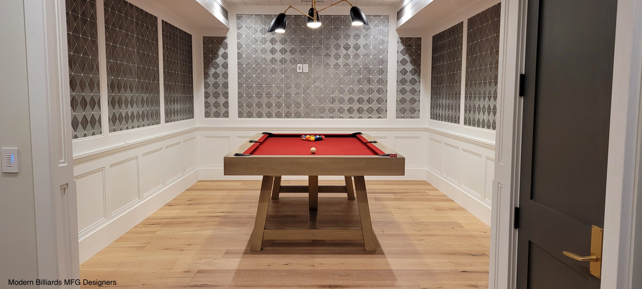 Modern Picnic modern pool tables, custom pool tables, modern billiards mfg