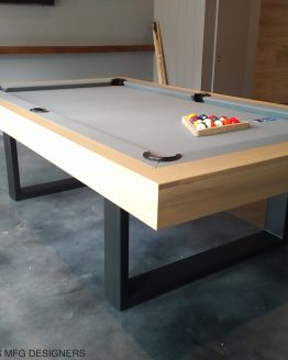 contemporary steel riviera 3 modern pool tables, custom pool tables, modern billiards mfg