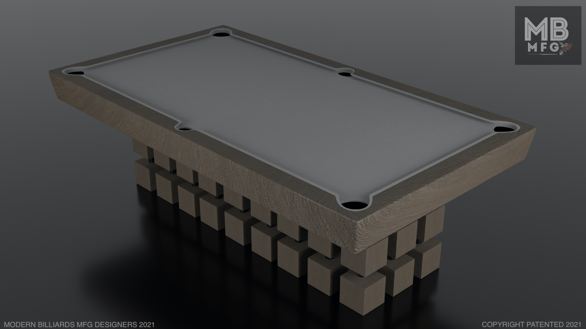 Modern Billiards MFG modern pool tables, custom pool tables, modern billiards mfg