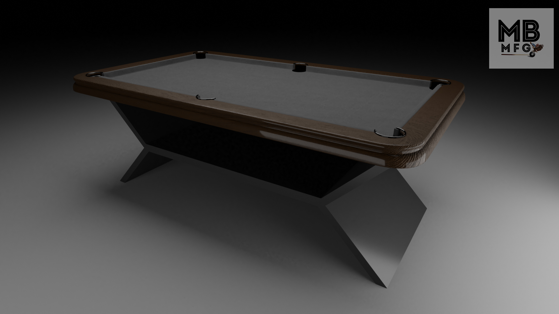 contempo modern pool tables, custom pool tables, modern billiards mfg