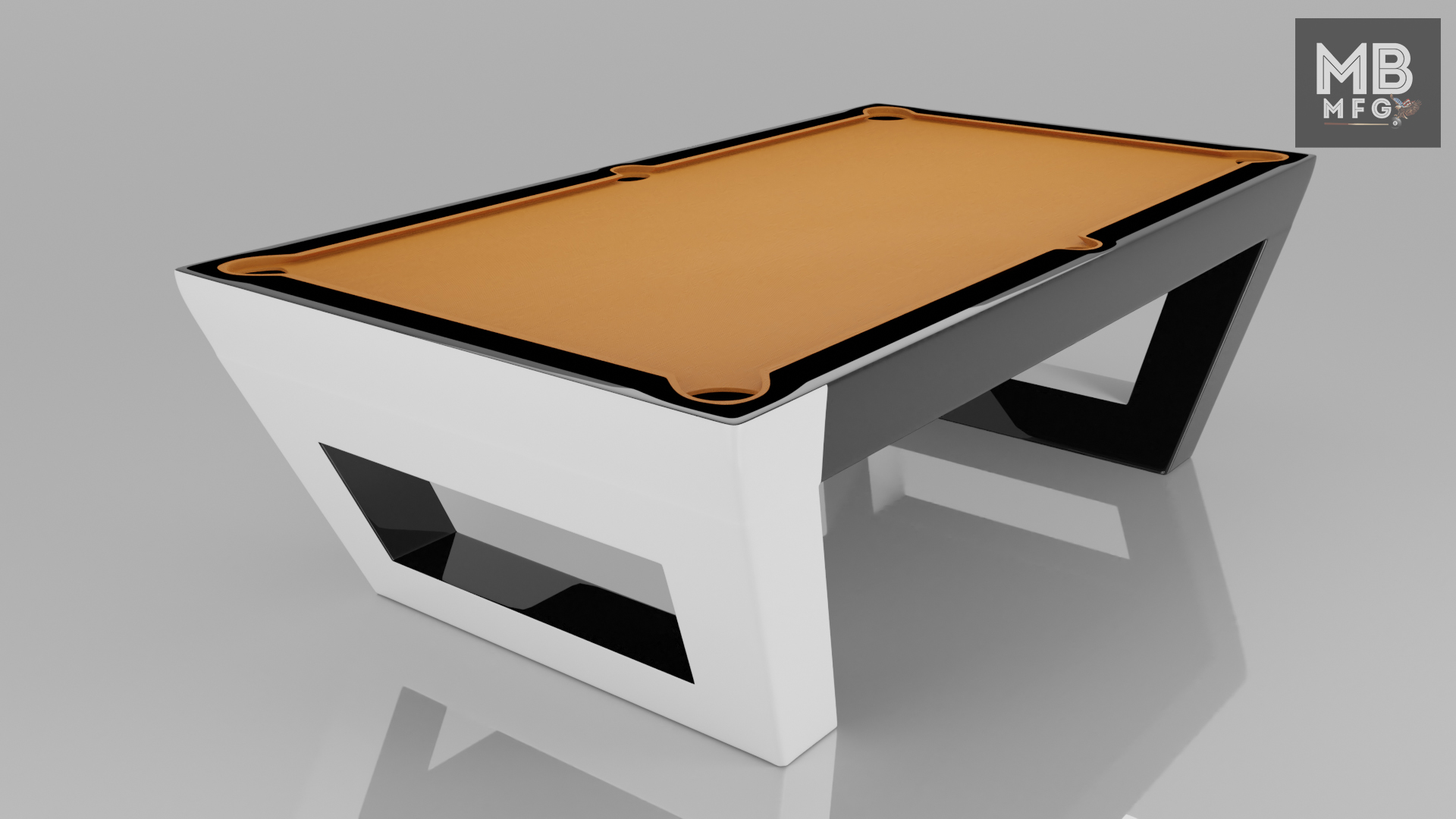 Modern Billiards MFG modern pool tables, custom pool tables, modern billiards mfg